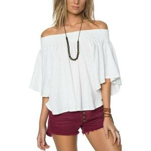 Like New O'Neill Off The Shoulder Top